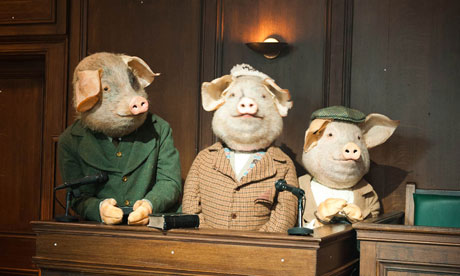 Three little pigs the Guardian