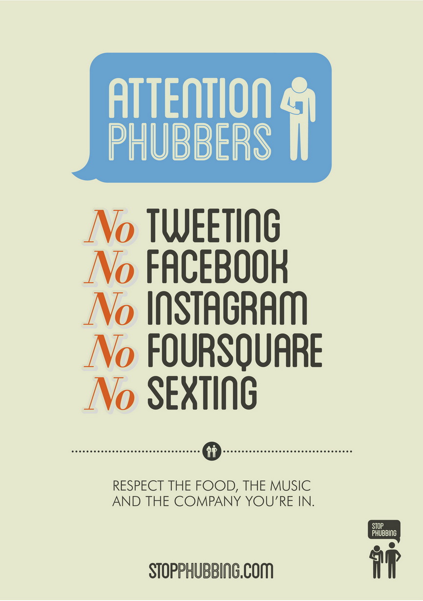 stop phubbing - poster 2 - V1