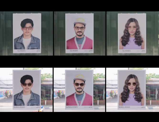Light Adaptive Poster sun glasses BBDO bangkok