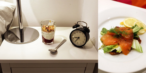 ikea breakfast bed cafe