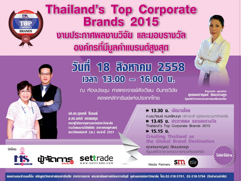 Thailand corporate brand 2015