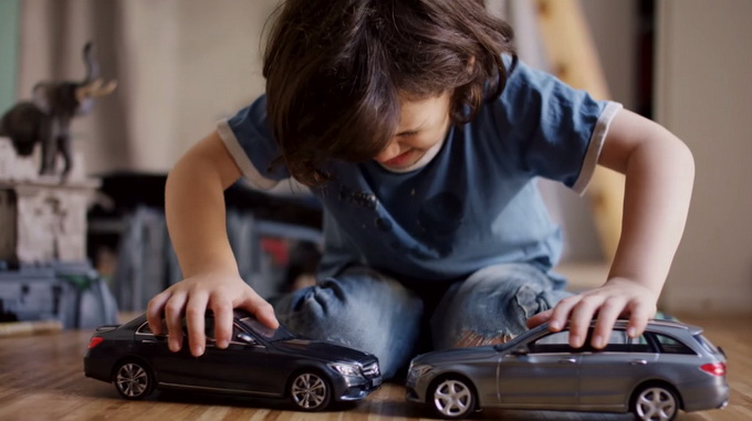 mercedes bez magnet toy car