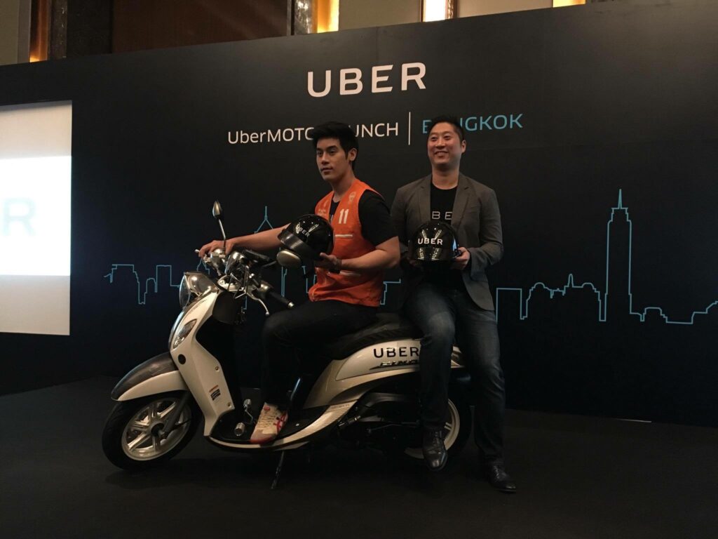 ครั้งแรกของโลก Uber เปิดตัว UberMOTO มอเตอร์ไซต์ ออน-ดีมานด์