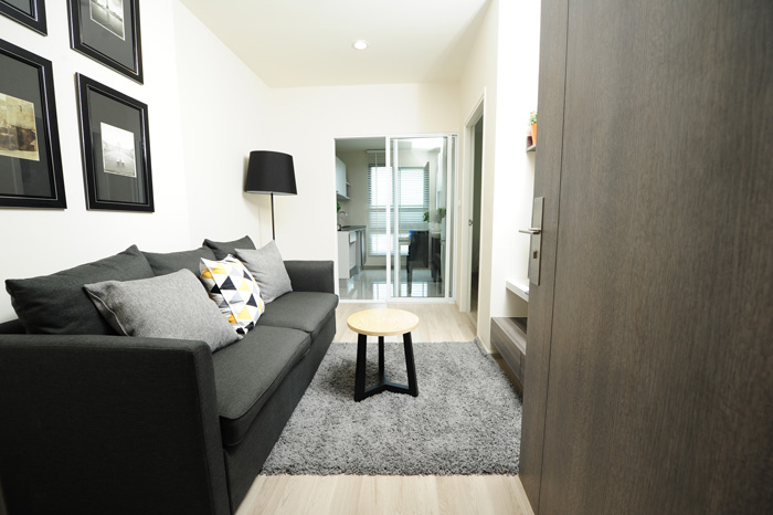 Interior และ เฟอร์นิเจอร์ ที่ให้ห้องหรูหรา ถึงแม้จะเป็นห้องไซส์ 1 ห้องนอน