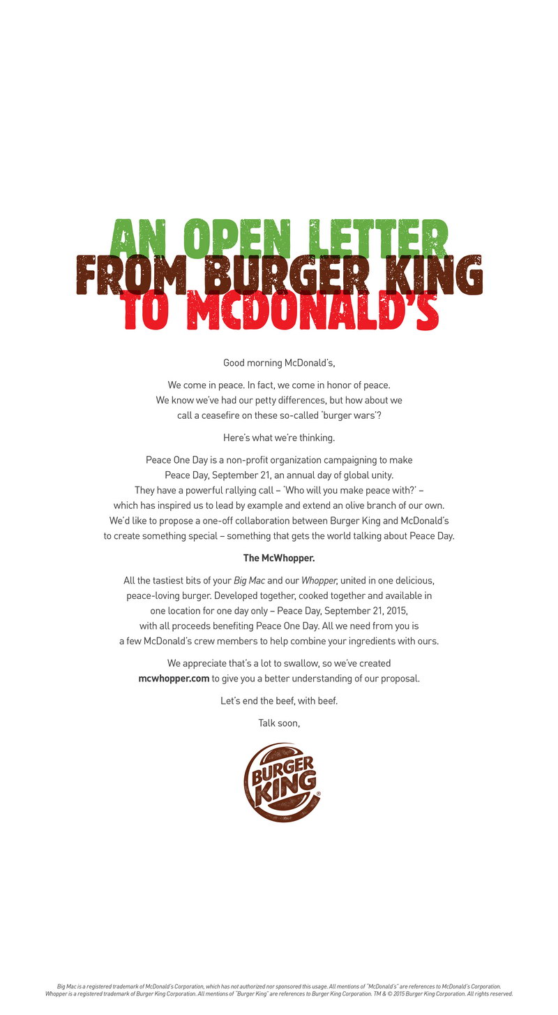 MCWHOPPER letter cannes lions2016