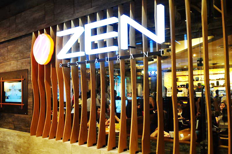 zen japanese restaurant logo