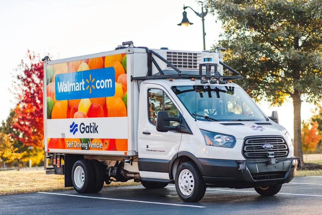 walmart driverless car gatik
