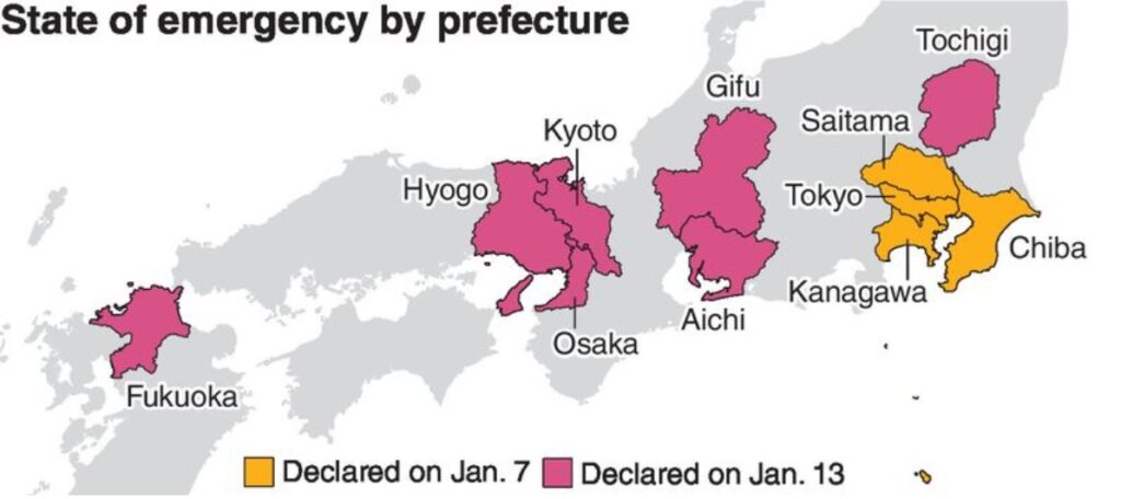 state emergency japan 2