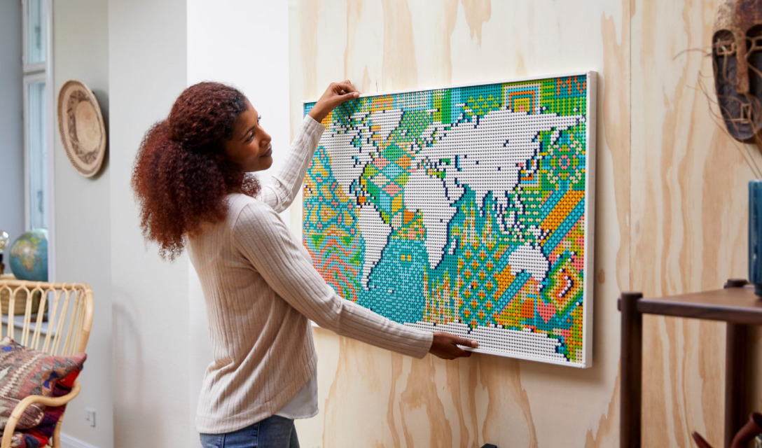 LEGO Art World Map 1