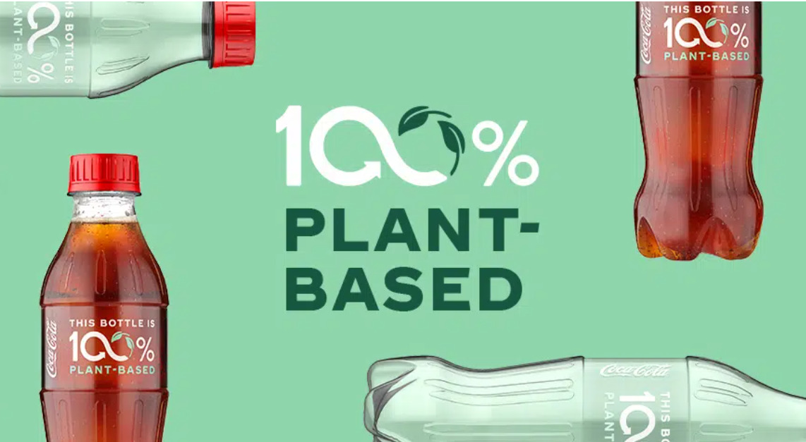 coca cola plant based bottle