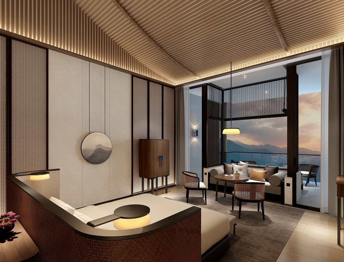 Dusit Thani Tianmu Mountain, Hangzhou guestroom