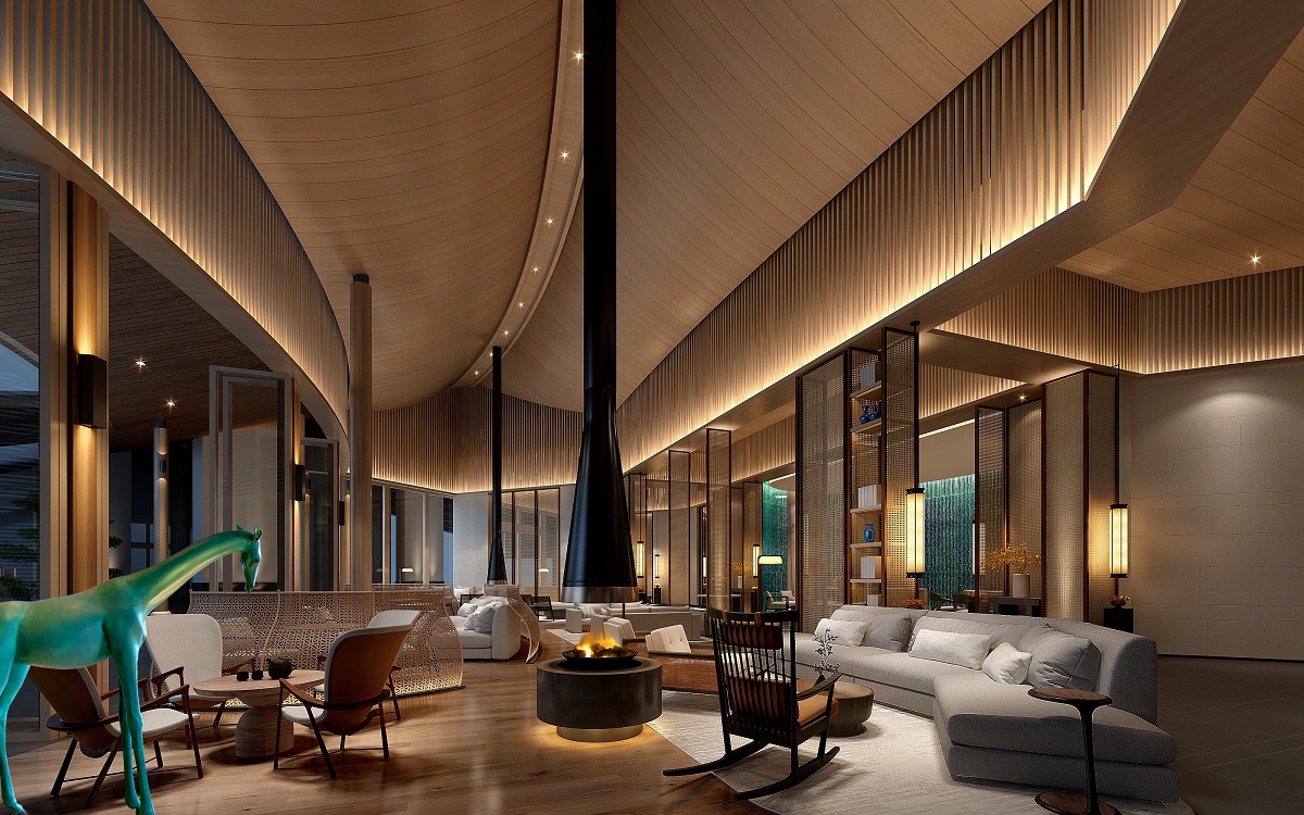 Dusit Thani Tianmu Mountain, Hangzhou lobby