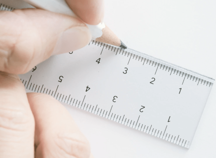 ruler for left handed