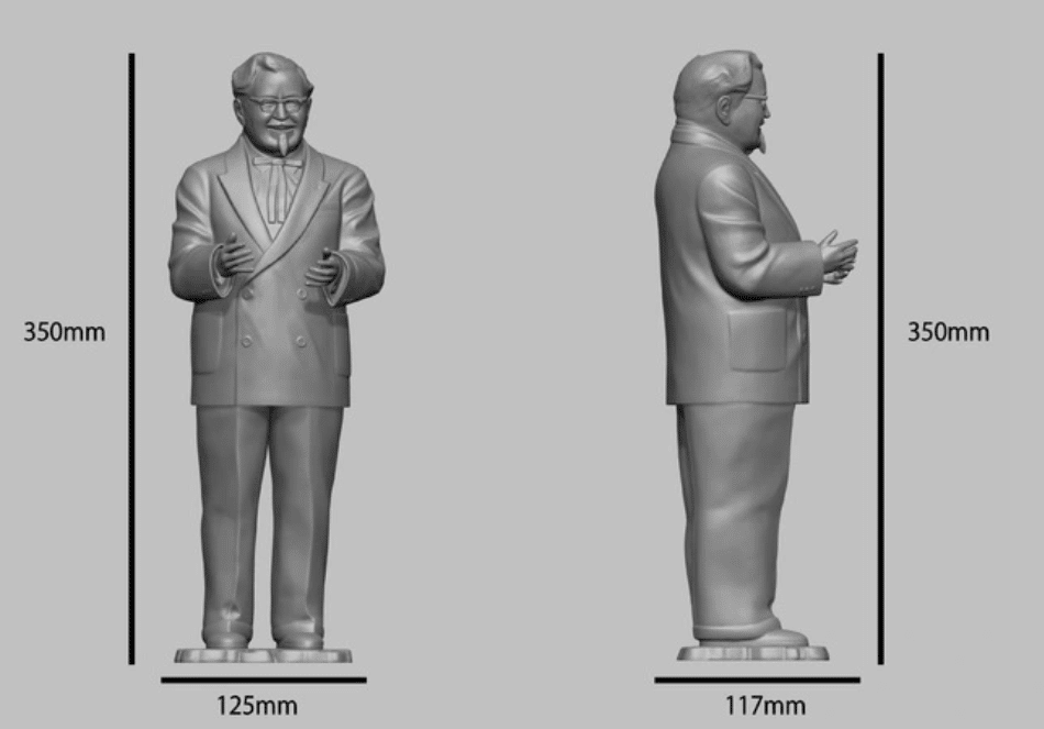 sanders kfc japan charging battery