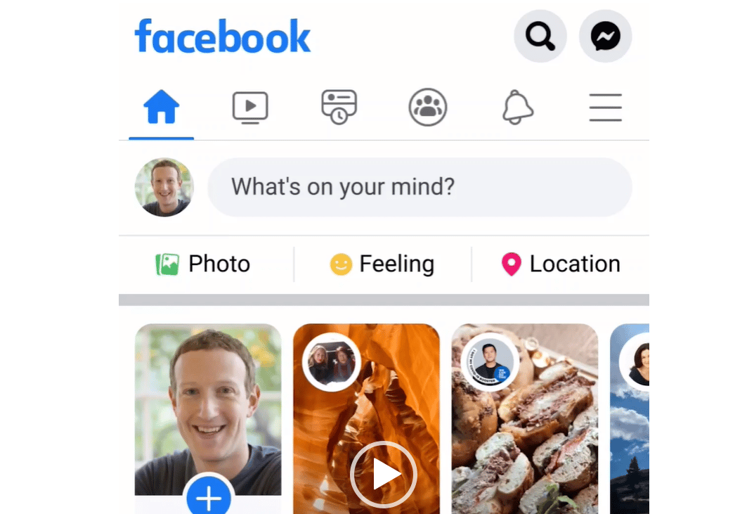 facebook meta feed tab new tiktok 2