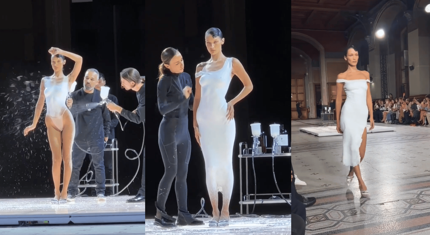 coperni bella hadid paris fashion week