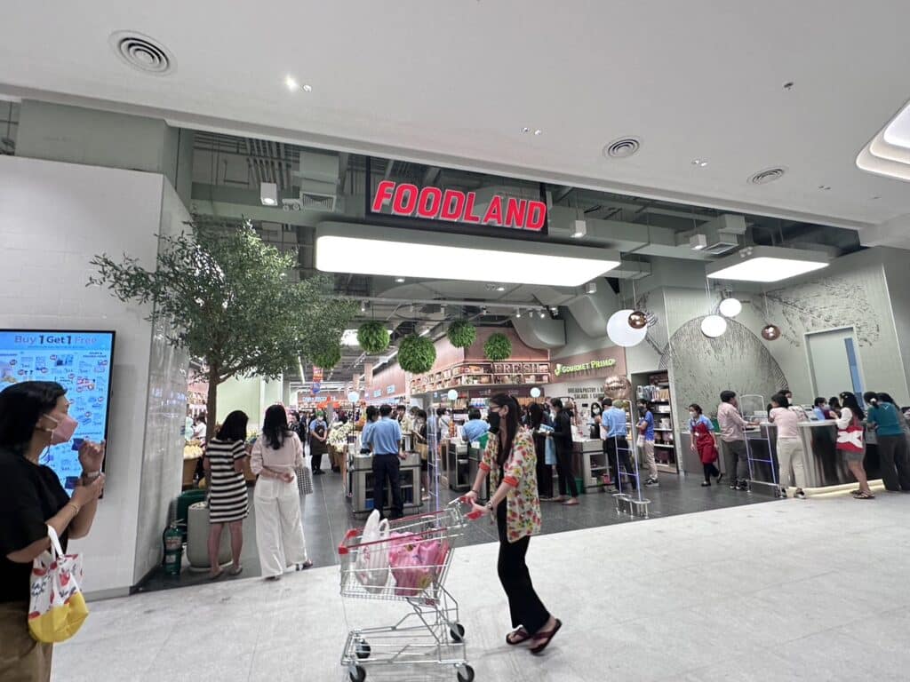 food land at park Silom