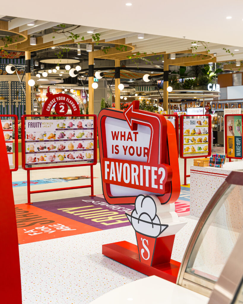 Swensen’s Ice Cream 101 Flavors Pop-up Project